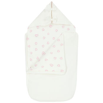 Girls Ivory Heart Baby Nest
